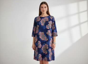 sukienka rozkloszowana dekolt łódka: Marcela, Sukienka damska, rozmiar XL — 6