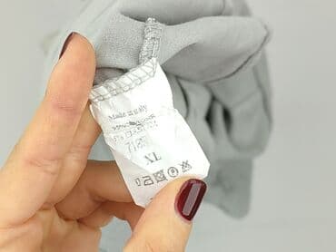 szara bluzka damska: Koszula damska, rozmiar XL — 4