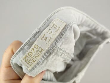 woskowane legginsy z wysokim stanem zara: Zara, Spodnie materiałowe damskie, rozmiar M — 4