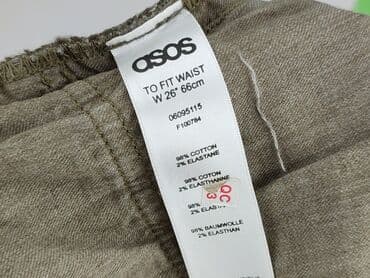 joggery bawełniane damskie: Asos, Шорти жіночі, розмір S — 4