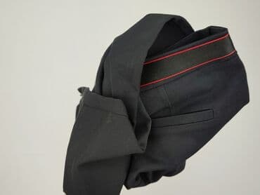 spodnie czarne damskie z niskim stanem: Spodnie materiałowe damskie, rozmiar M — 5