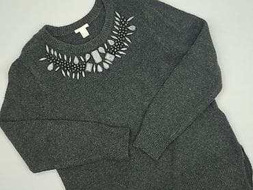 hm szary sweter: H&M, Sweter damski, rozmiar L — 1