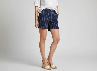 krótkie spodenki w paski: Esmara, Szorty damskie, rozmiar S — 6