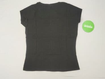 czarne t shirty damskie w serek: Beloved, T-shirt damski, rozmiar M — 3