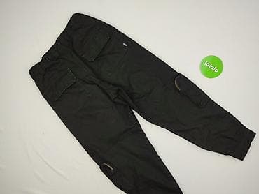 cropp cargo: Męskie spodnie cargo Cropp Comfort Fit - Kolor: czarny - Krój — 3