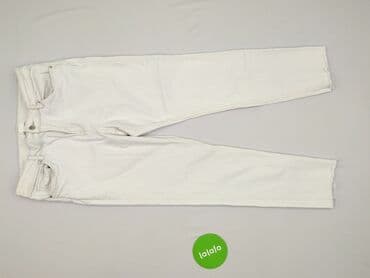 t shirty python: Material trousers for women, size XL (EU 42) — 2