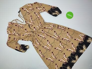 beige: Sukienka damska, rozmiar M — 2