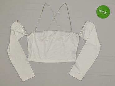 satynowy top pod marynarkę: Shein, Top damski, L — 2