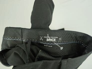 dżinsy do garnituru: Spodnie materiałowe damskie, rozmiar L — 4