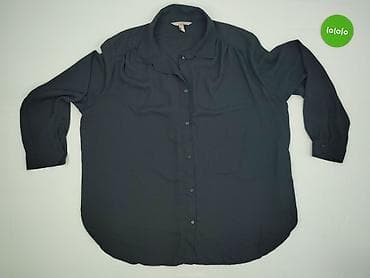 polyester undershirts: H&M, Koszula damska, rozmiar 5XL — 2