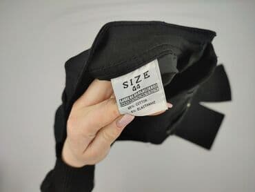 zara spodnie czarne szerokie: Spodnie materiałowe damskie, rozmiar 2XL — 4