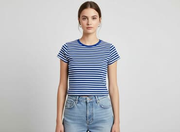 koszula wiya w paski: FB Sister, T-shirt damski, rozmiar XS — 6