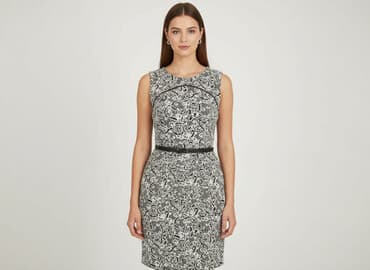 jakie rajstopy do bialej sukienki: Sukienka damska, rozmiar S — 5