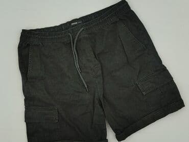 stradivarius cargo czarne: Szorty dla mężczyzn, rozmiar XL — 1