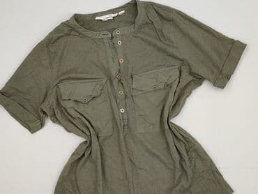 koszulka z pagonami: H&M, T-shirt damski, rozmiar S — 1