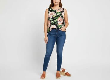 hm bluzki z krótkim rękawem: H&M, Bluzka damska, rozmiar 2XL — 7