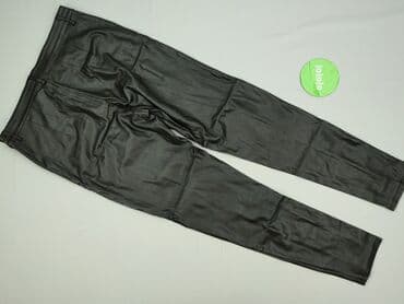 sinsay spodnie z eko skóry: Sinsay, Spodnie materiałowe damskie, rozmiar L — 4