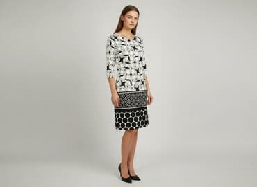 sukienka z poliestru i elastanu: Sukienka damska, rozmiar M — 1