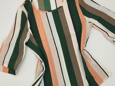 bluzki w paski rękaw 3 4: Bluzka damska, rozmiar M — 2