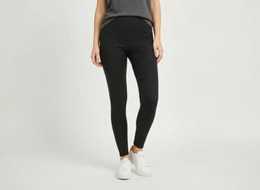 legginsy welurowe push up allegro: Legginsy Eleganckie damskie, rozmiar S — 1