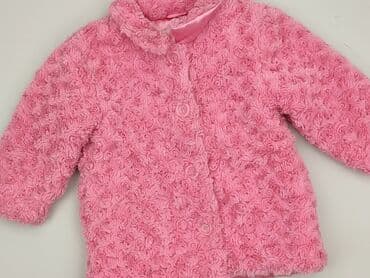 srebrna sukienka dla dziewczynki: Children's fur coat George, 2-3 years, Synthetic fabric, condition - Very good — 1