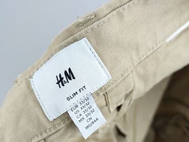 pull and bear sandaly: H&M, Chinosy dla mężczyzn, rozmiar L — 4