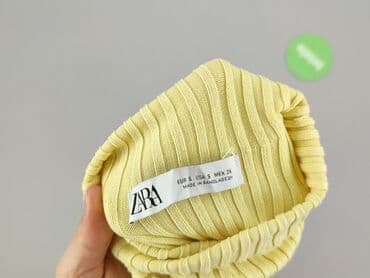 zara koszulka z prązkowanej dzianiny: Zara, Golf damski, S — 4