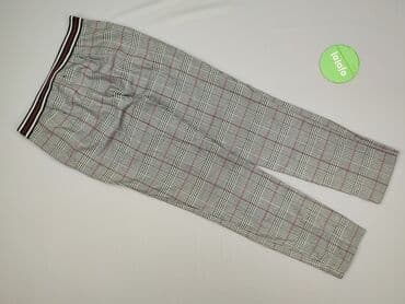 sukienka w krate czerwona: Spodnie materiałowe damskie, S — 3