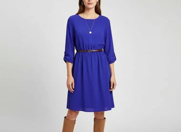 czarne sukienki na wesele dla puszystych: H&M, Sukienka damska, rozmiar S — 7