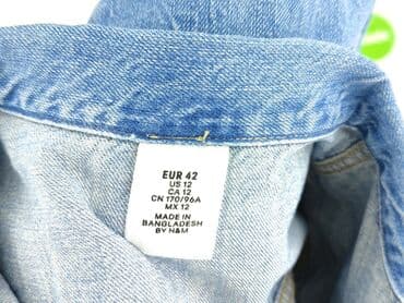 флісові кофти жіночі: H&M, Джинсова куртка жіноча, розмір XL — 4