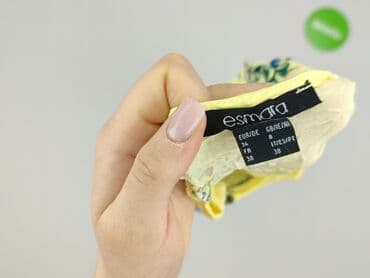 żółte bluzki z krótkim rękawem: Esmara, Bluzka damska, rozmiar S — 4