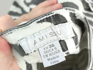 spódniczka dżinsowe z wysokim stanem: Amisu, Spódnica damska, rozmiar S — 4