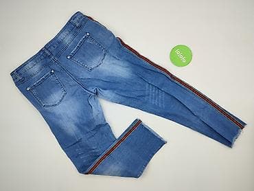 spodnie balloon pull and bear: RAINBOW, Jeansy damskie, rozmiar L — 3