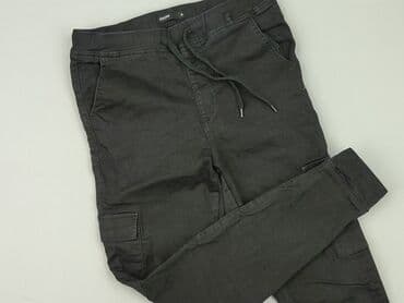 Cropp, Material trousers for women, size M (EU 38) — 1