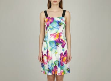 kolorowe body: Sukienka damska, rozmiar S — 5