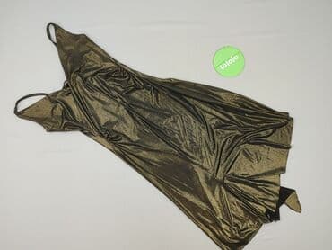 długa złota sukienka na wesele: Sukienka damska, rozmiar S — 2