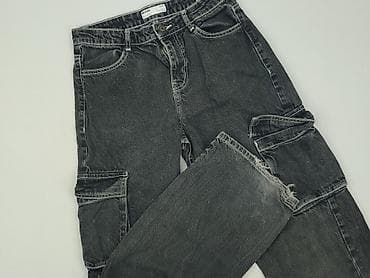 cargo cropp: Bershka, Spodnie cargo damskie, rozmiar S — 1