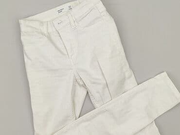 biale spodnie sinsay: Sinsay, Jeansy damskie, rozmiar 2XS — 2