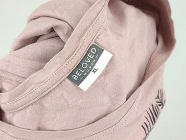 t shirt damski pudrowy róż: T-shirt damski, rozmiar XL — 4