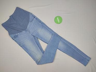 mom jeans fit: H&M Mama, Jeansy damskie, rozmiar M — 2