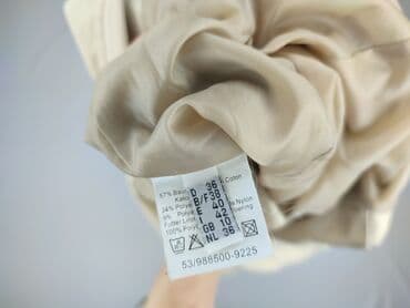 beżowy trencz i sukienka: Trencz damski, rozmiar M — 4