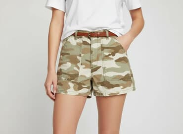 spodenki damskie moro: H&M, Szorty damskie, rozmiar XS — 7