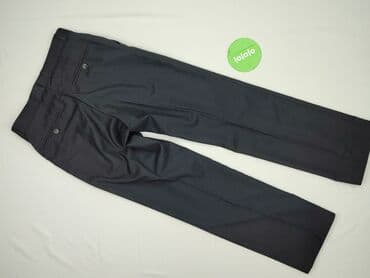 czarne satynowe spodnie zara: Spodnie materiałowe damskie, rozmiar S — 3