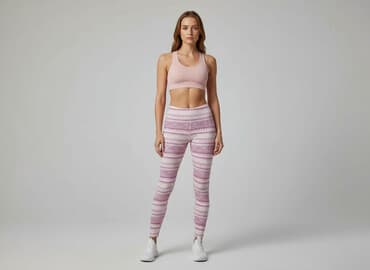 legginsy połyskujące: Legginsy Sportowe damskie, rozmiar S — 5