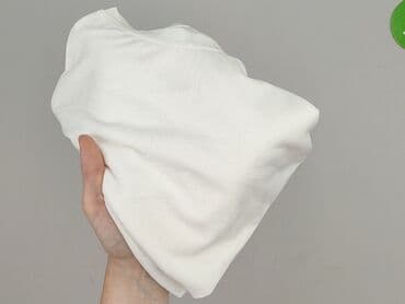 biała koszulka damska z długim rękawem: T-shirt damski, rozmiar 6XL — 5