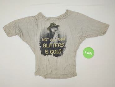 białe bluzki ze zlotym nadrukiem: Fresh Made, Bluzka damska, rozmiar L — 2