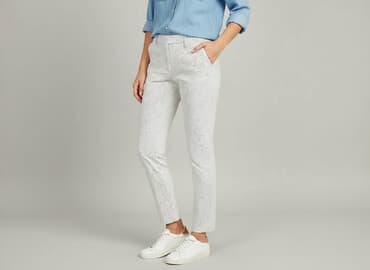 c a spodnie narciarskie: Spodnie materiałowe damskie, rozmiar S — 5