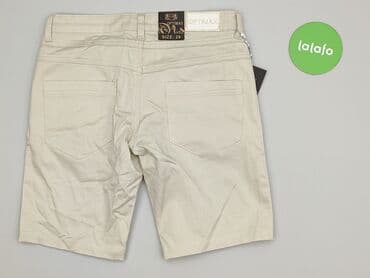 patchworkowe jeansy: Shorts for women, M — 3