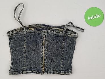fitted jeans: Denim, Top damski, rozmiar S — 3