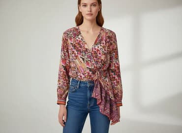 piżama damska zara: Zara, Bluzka damska, rozmiar L — 6